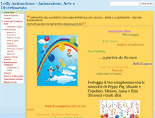 Tablet Screenshot of lollyanimazione.com